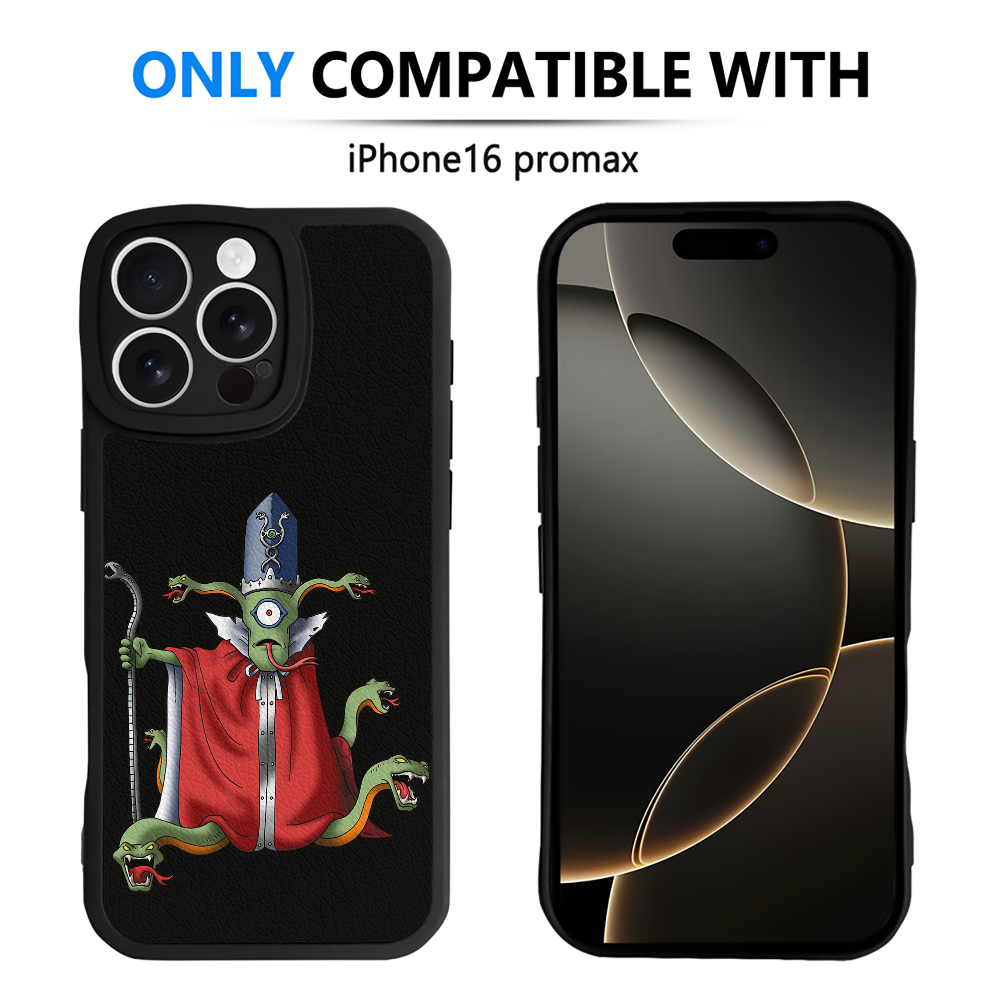 （画像用） ドラゴンクエスト Doragon Kuesuto Dragon Quest 【iPhone 16シリーズ対応】シリコンスマホケース（レザー調） 材質：シリコン